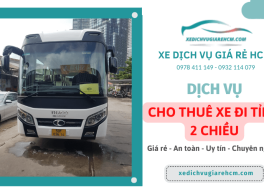 Dịch vụ cho thuê xe đi tỉnh 2 chiều - Giá rẻ tiết kiệm, đa dạng loại xe