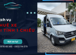Thuê xe đi tỉnh 1 chiều tiện lợi tại TP.HCM